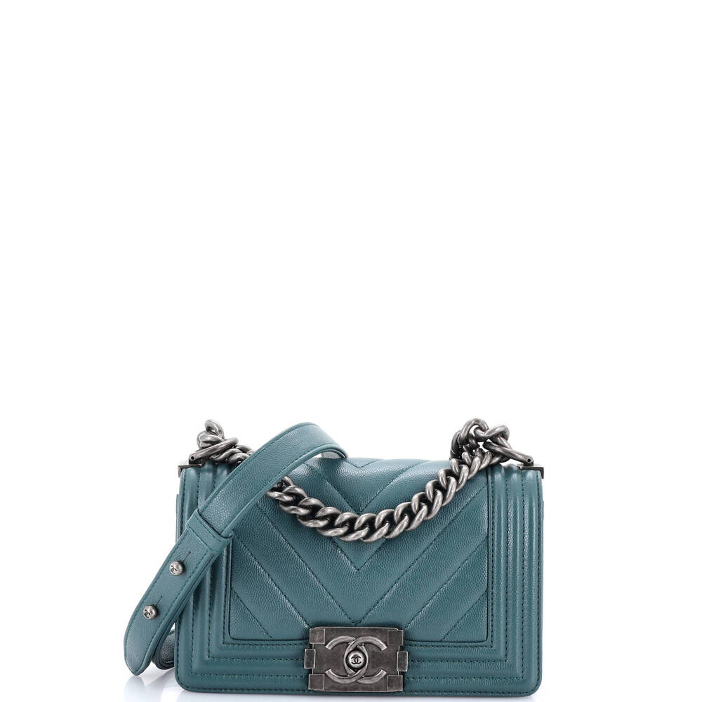 Chanel Boy Flap Bag Chevron Caviar #259675C44B